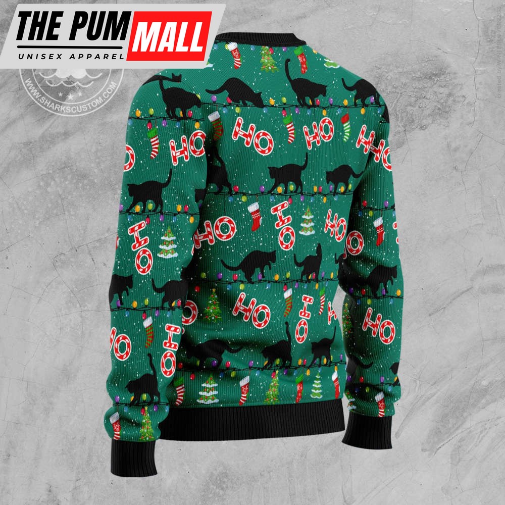 black-cat-ho-ho-ho-ugly-christmas-sweater-o3p2papr Black Cat Ho Ho Ho Ugly Christmas Sweater
