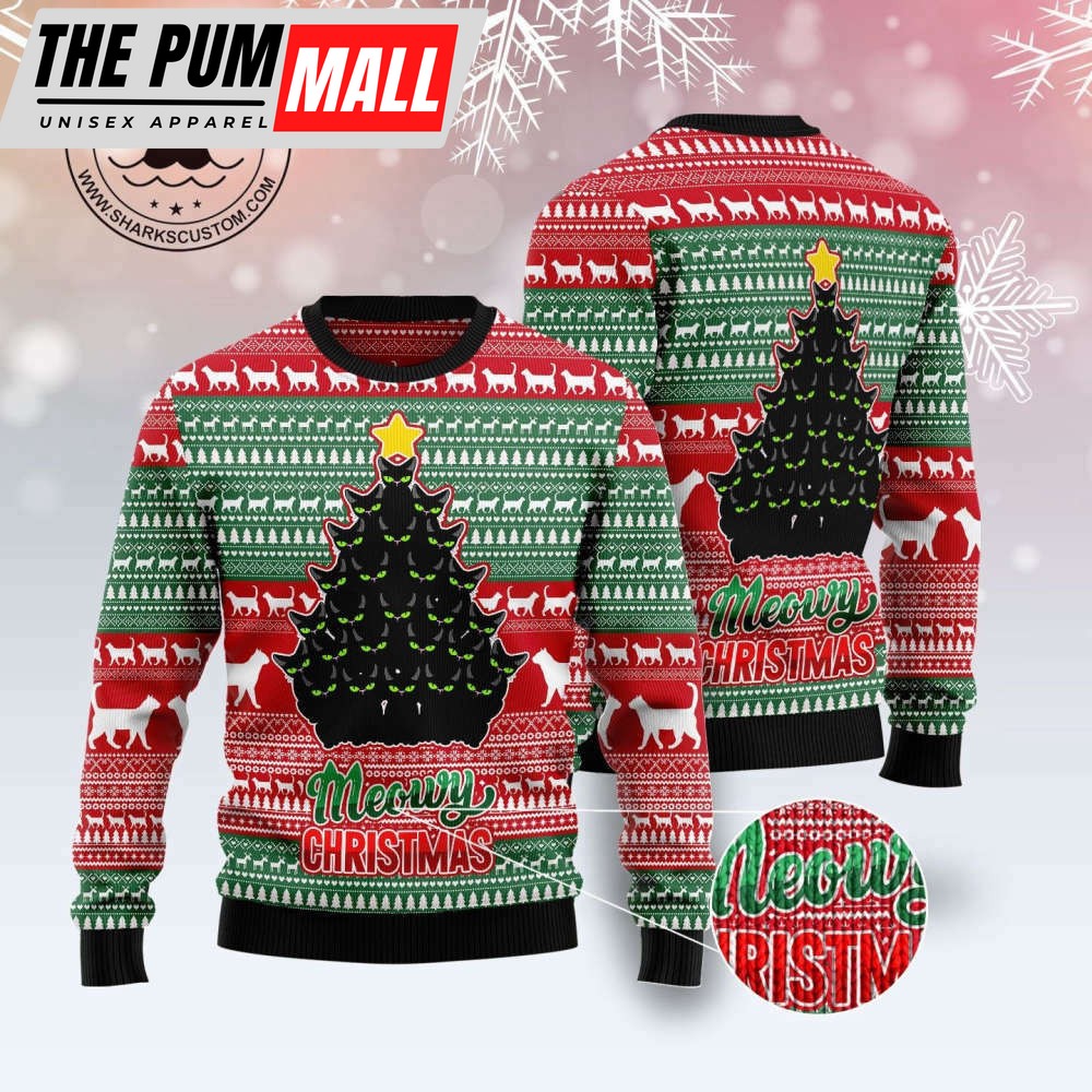 black-cat-meowy-christmas-ty239-ugly-christmas-sweater-best-gift-for-christmas-ur7k7cvb Black Cat Meowy Christmas TY239 Ugly Christmas Sweater – Best Gift For Christmas, Noel Malalan – Christmas Signature