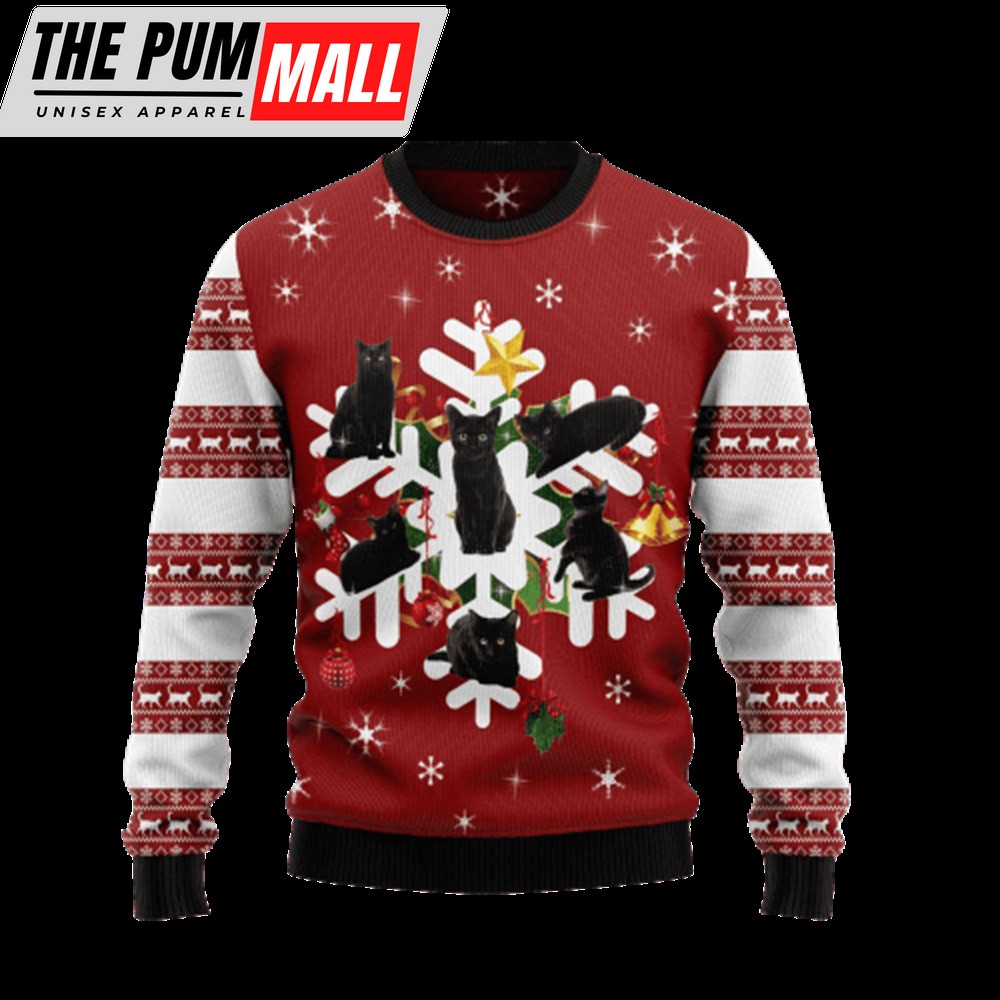 black-cat-snowflake-ugly-christmas-sweater-christmas-gift-for-cat-lover-dn066mh2 Black Cat Snowflake Ugly Christmas Sweater, Christmas Gift For Cat Lover