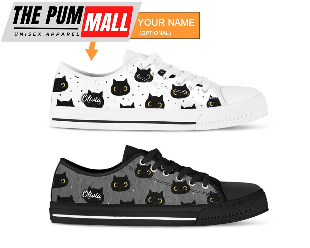 black-cats-shoes-cat-sneakers-low-top-shoes-for-cat-owner-gifts-90gjzms5 Black Cats Shoes, Cat Sneakers, Low Top Shoes For Cat Owner Gifts