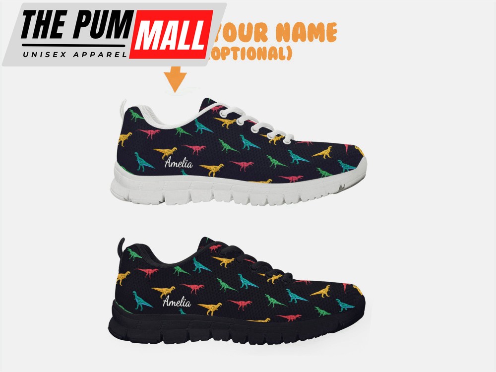 black-dinosaur-shoes-custom-name-shoes-dinosaur-pattern-running-sneakers-for-wom-xa9t1v9n Black Dinosaur Shoes Custom Name Shoes Dinosaur Pattern Running Sneakers For Women Men