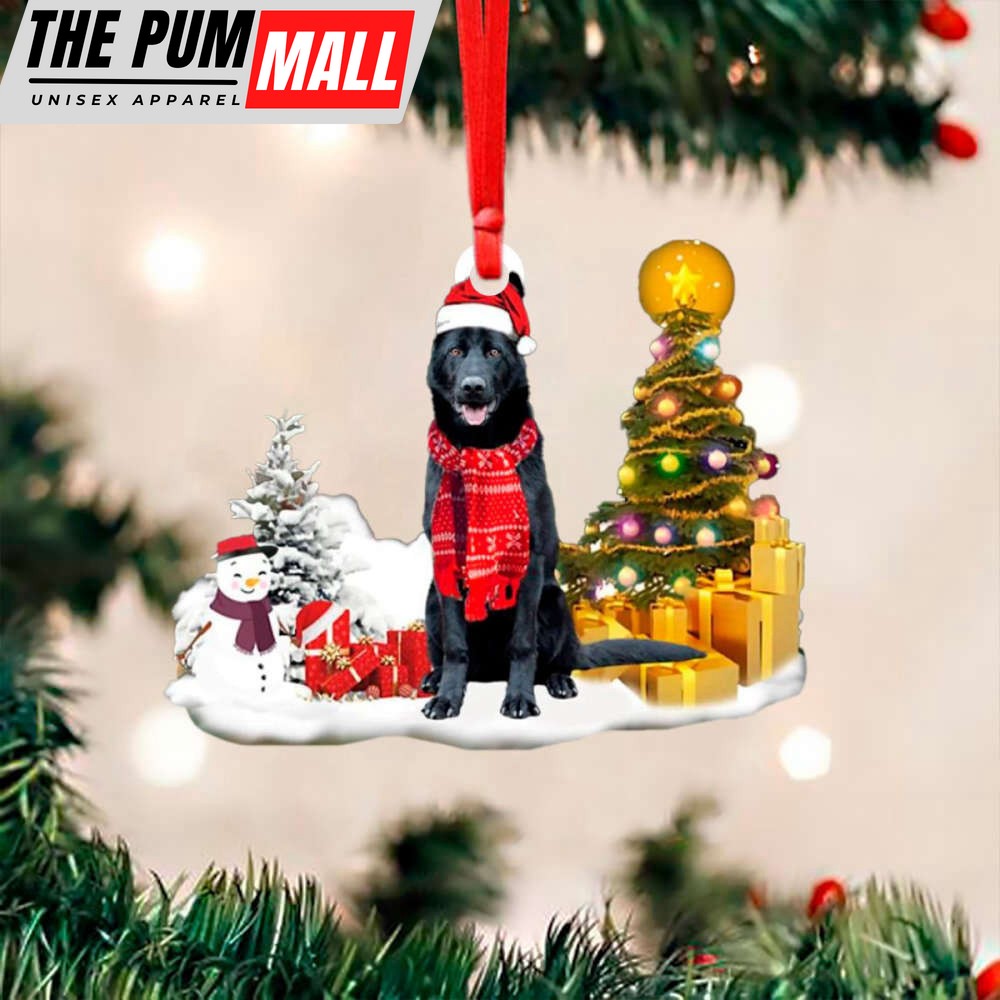 Black German Shepherd Christmas Ornament Black German Shepherd Dog Xmas Tree Decorations Limited Edition