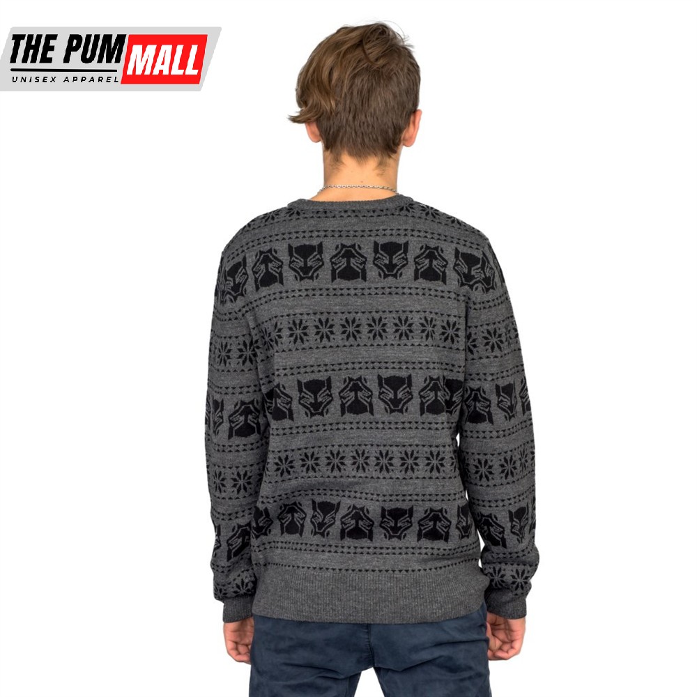 black-panther-ugly-christmas-sweater-majfpuvz Black Panther Ugly Christmas Sweater