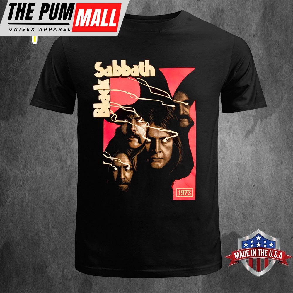 Black Sabbath 1973 Illustration Music Unisex T-Shirt