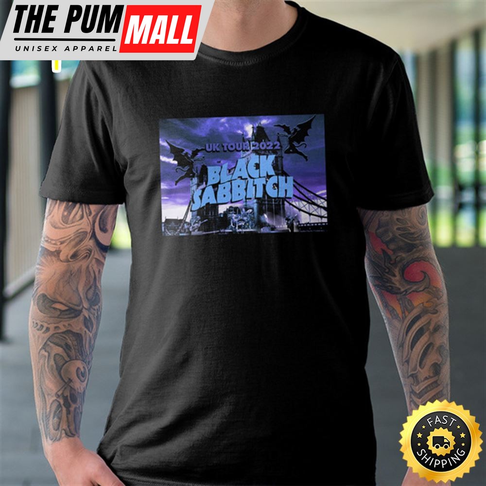 Black Sabbitch The All Female Black Sabbath 2025 Uk Fall Tour Unisex T-shirt