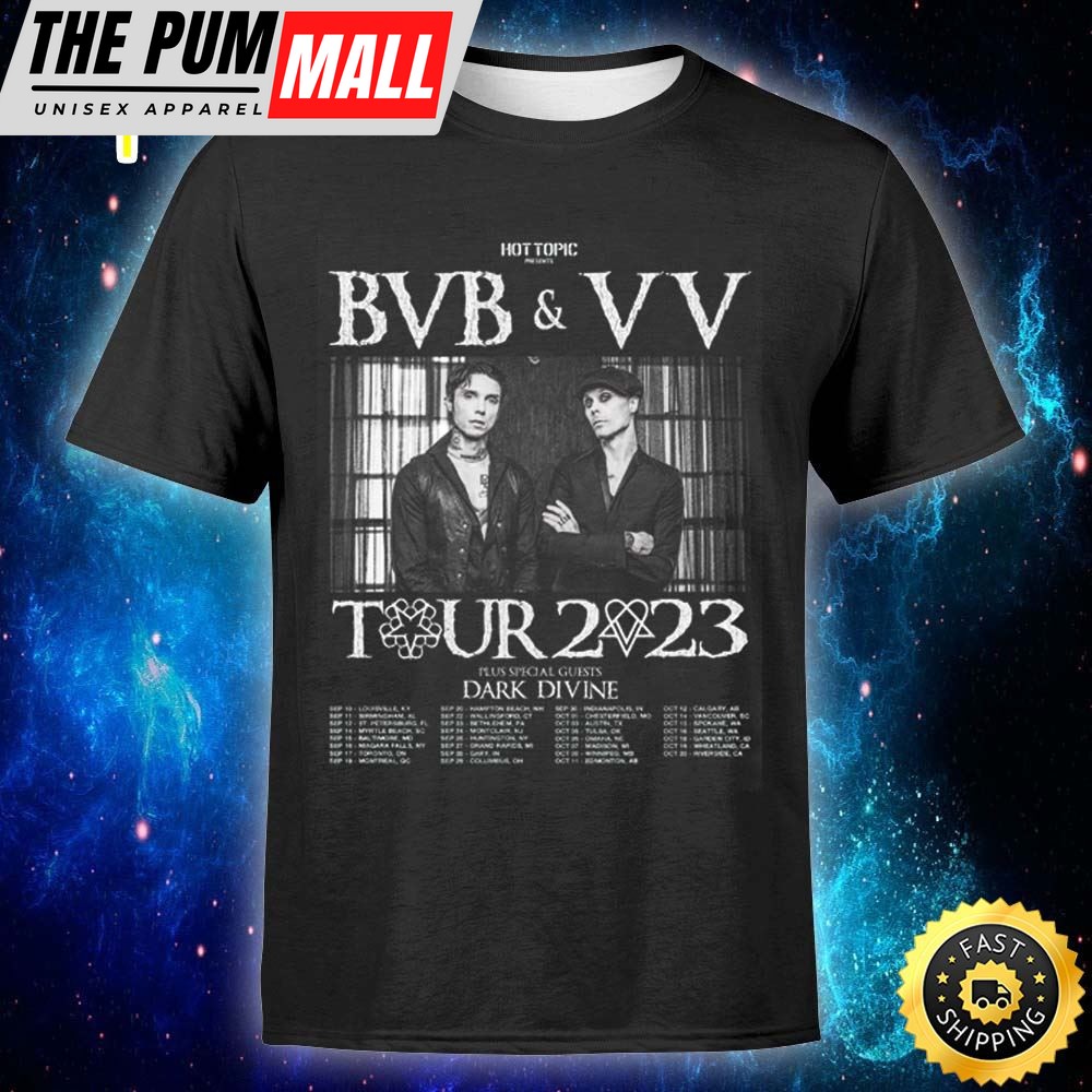 Black Veil Brides & Ville Valo Co-headline Fall Tour Of U.s. & Canada Unisex T-shirt