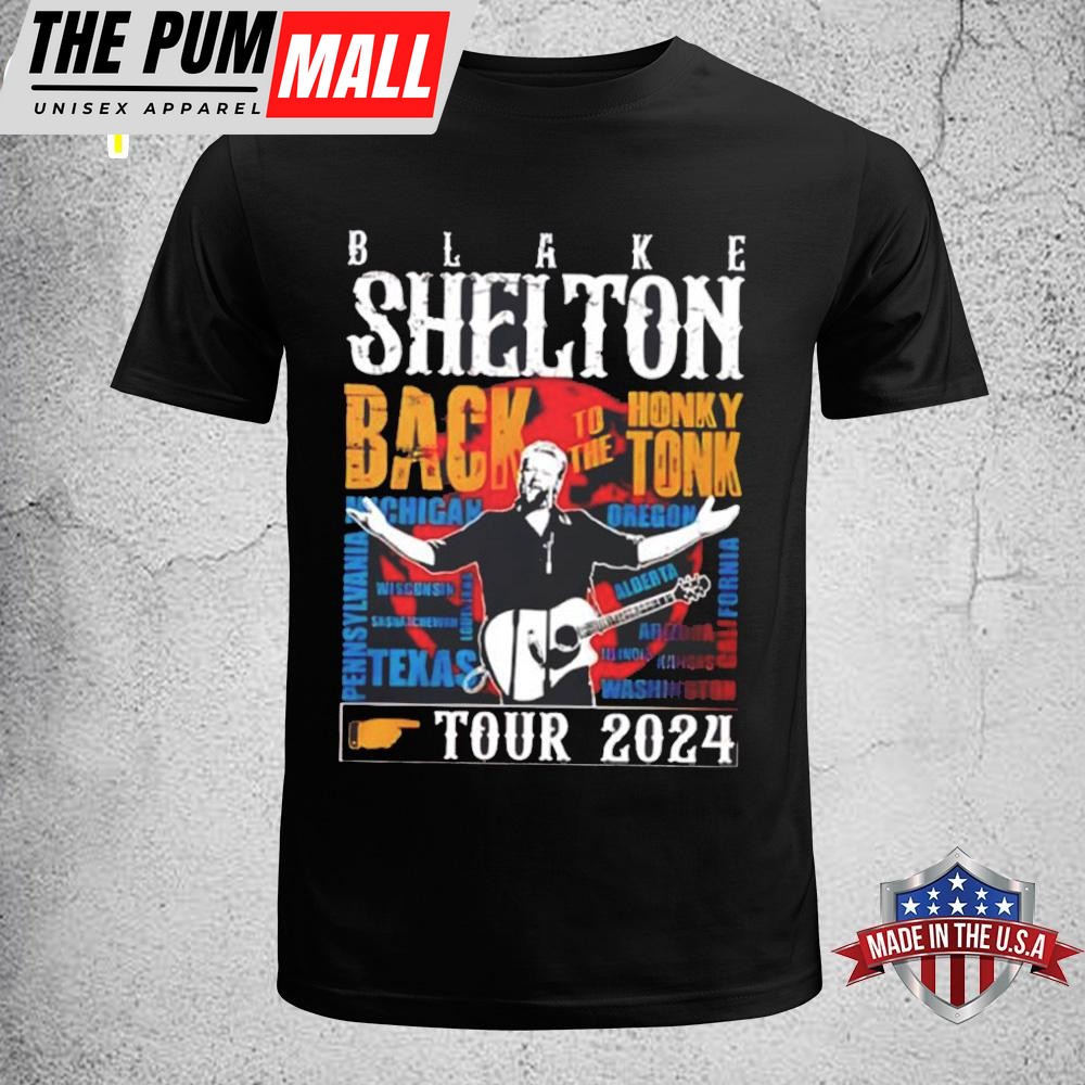 Blake Shelton Music Tour 2025 Unisex T-Shirt