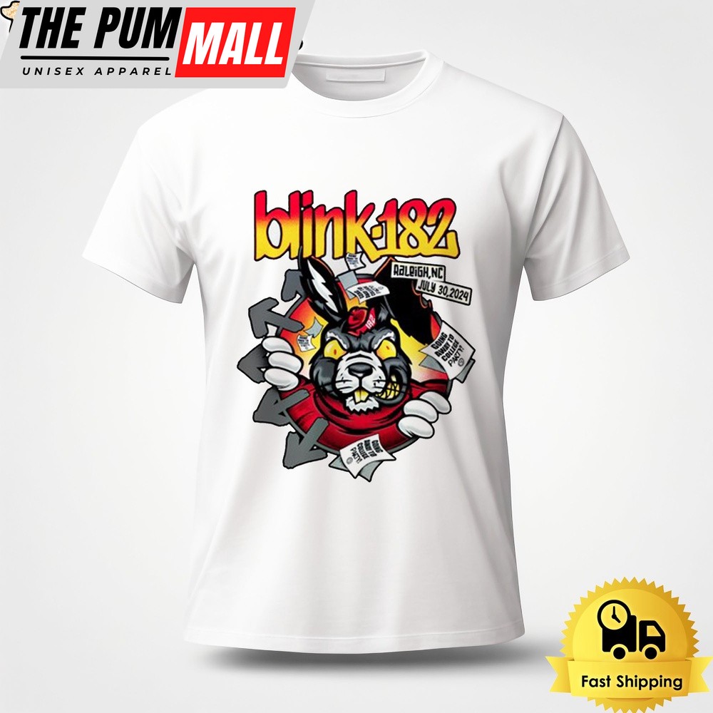 Blink 182 At PNC Arena In Raleigh NC On July 30 2024 Unisex T-Shirt