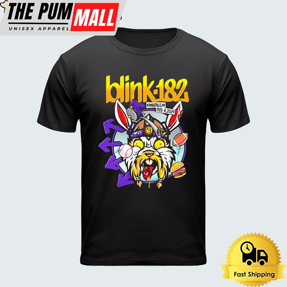 Blink 182 Aug 6 2024 At Target Center In Minneapolis MN Unisex T-Shirt