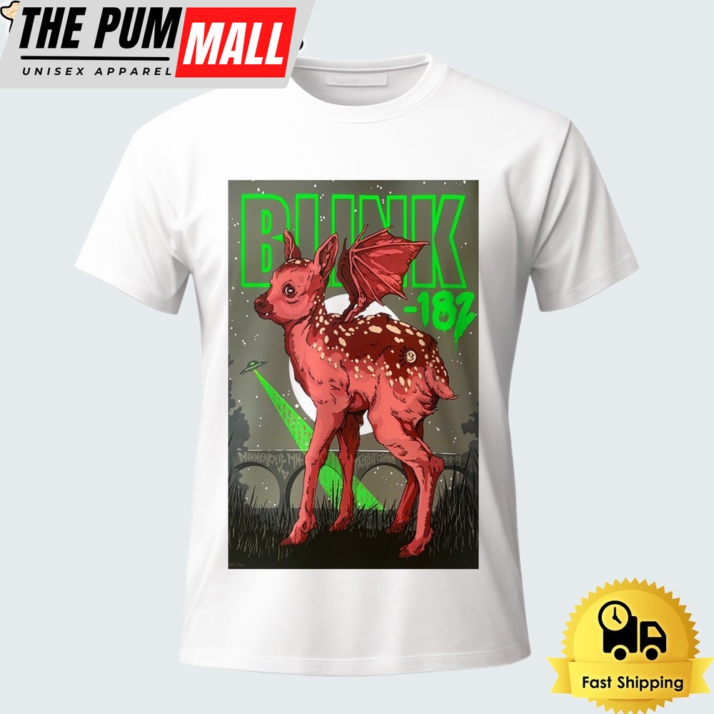 Blink 182 August 6 2024 At Target Center In Minneapolis MN Unisex T-Shirt