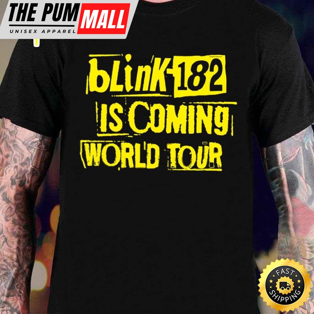 Blink-182 Band Is Coming World Tour 2025 Unisex T-Shirt