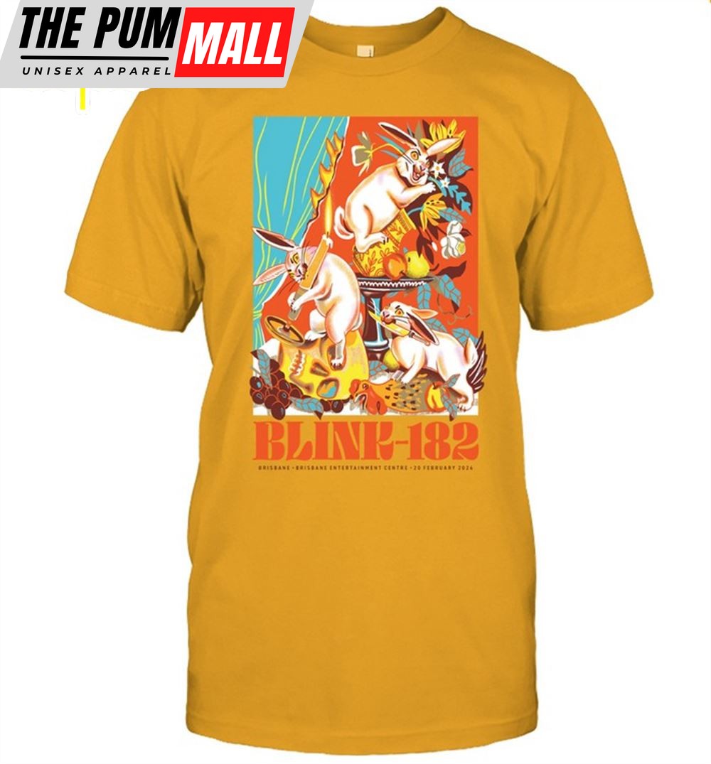 Blink-182 Brisbane, Australia 20 February, 2025 Tour Shirt