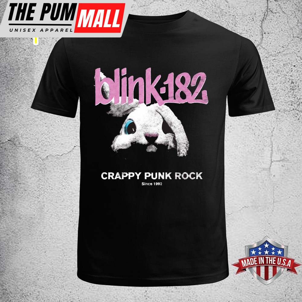 Blink-182 Bunny Head Crappy Punk Rock Unisex T-Shirt