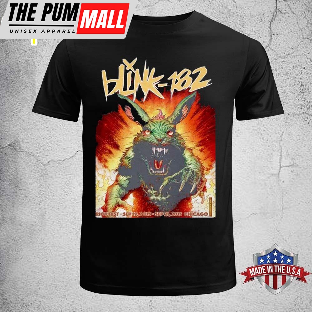 Blink-182 Fall Tour 2025 Douglass Park, Chicago, IL Unisex T-Shirt