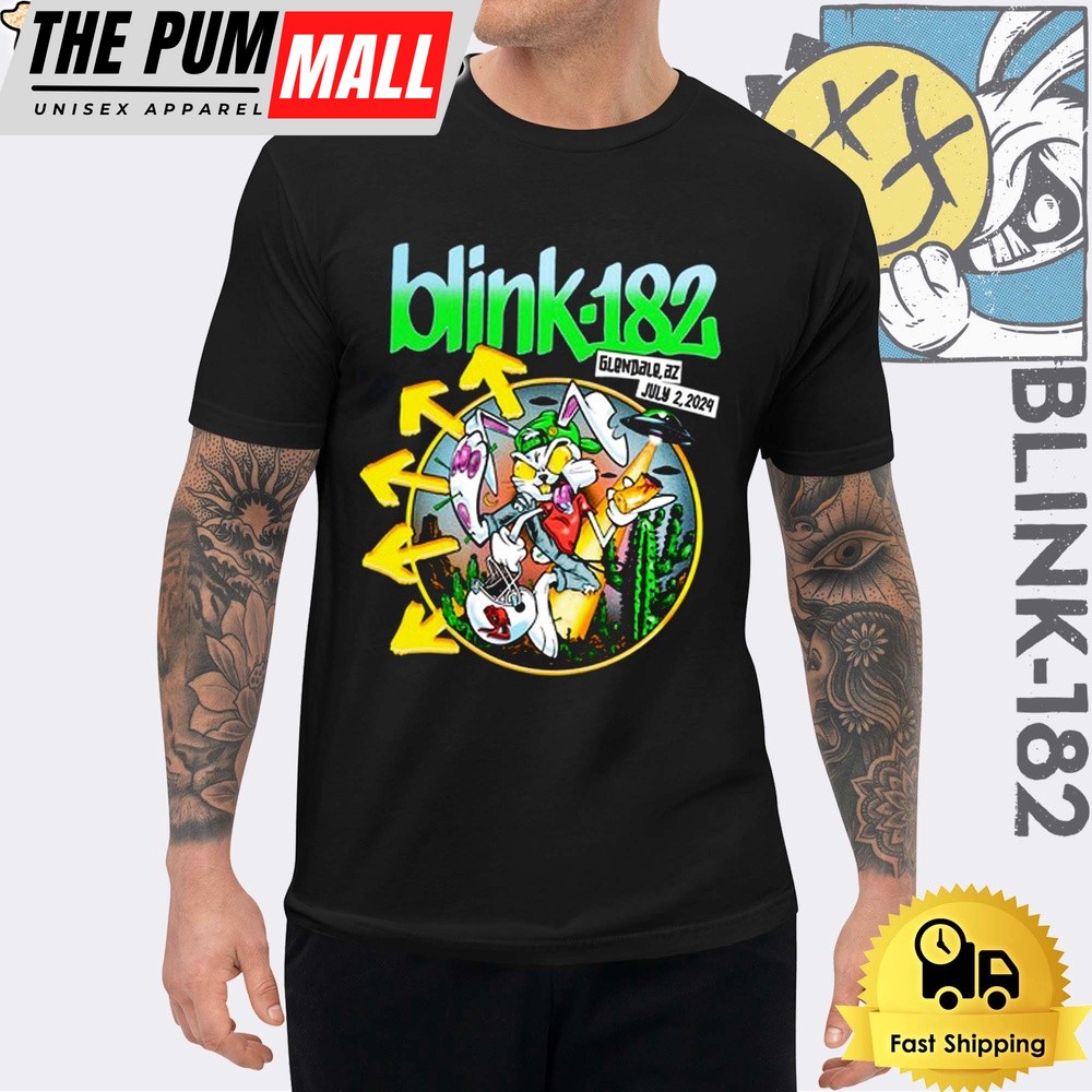 Blink 182 Glendale AZ July 2024 Event Unisex T-Shirt