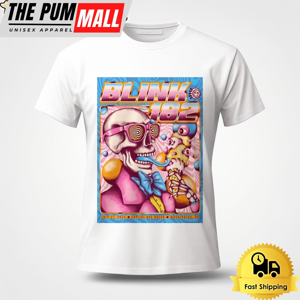 Blink 182 Live At Capital One Arena Washington DC On July 27 2024 Unisex T-Shirt