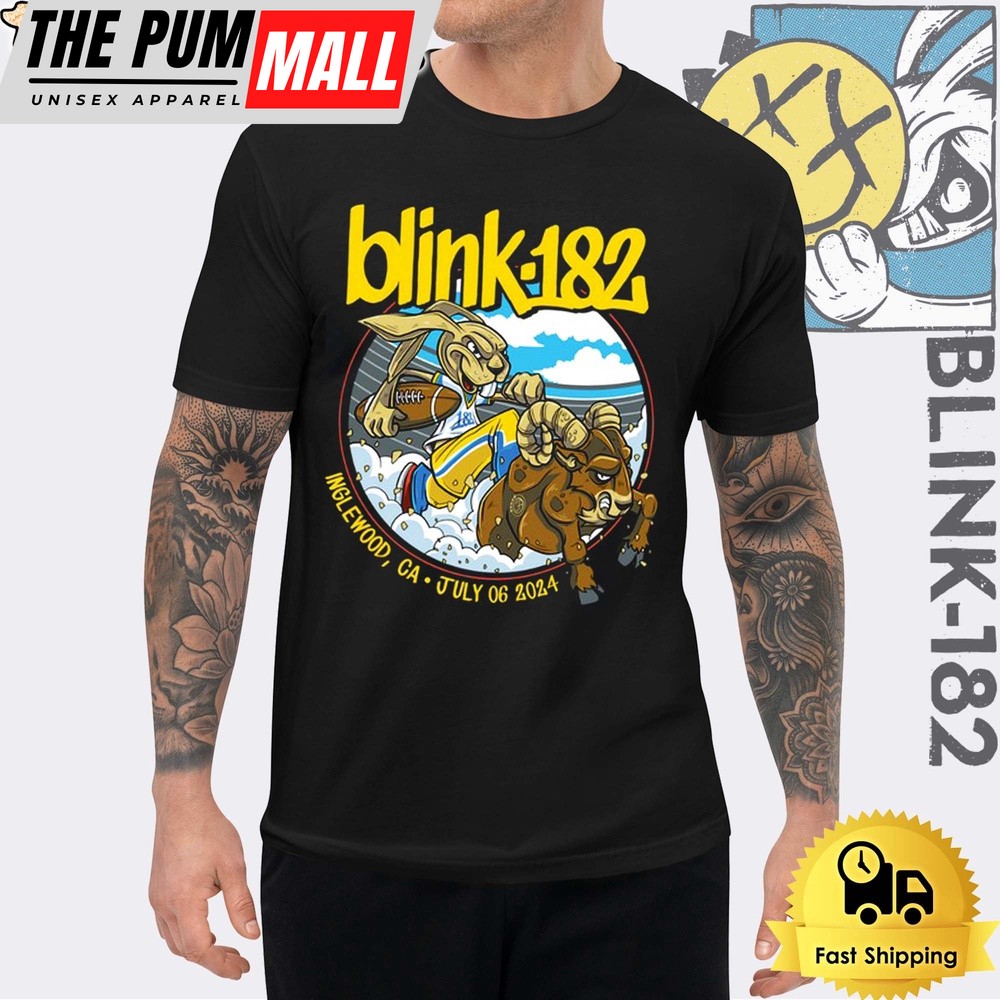 Blink 182 Live At Sofi Stadium Inglewood CA July 2024 Unisex T-Shirt