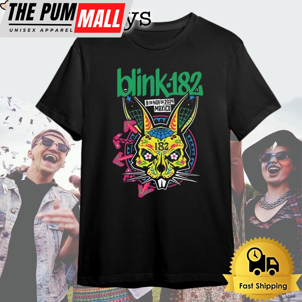 Blink 182 Nov 9 2024 Estadio GNP Seguros in Mexico City T Shirt