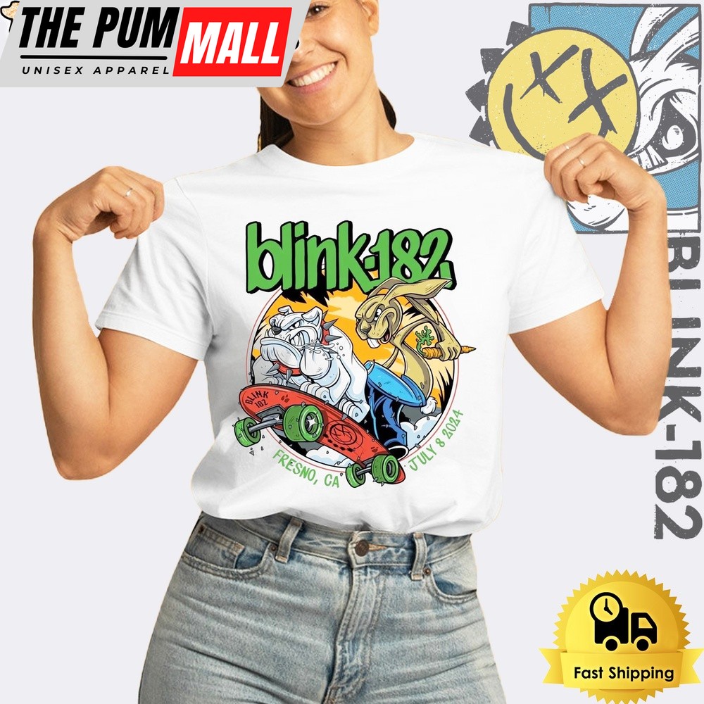 Blink 182 One More Time Tour At Fresno Ca July 08 2024 Unisex T-Shirt