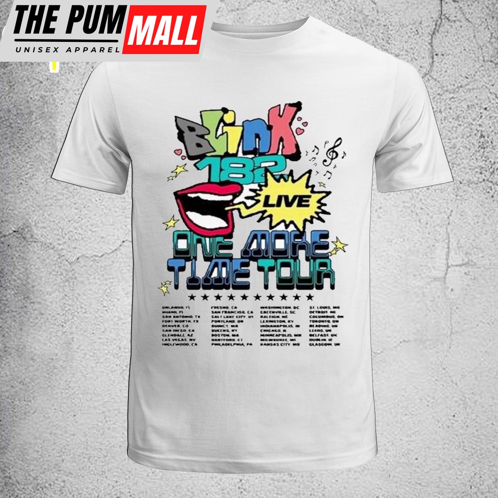 Blink-182 One More Time Tour Merchandise 2025 Unisex T-Shirt