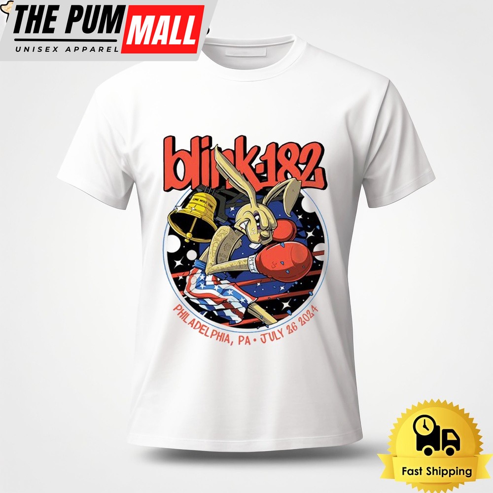 Blink 182 Philadelphia PA On July 26 2024 Unisex T-Shirt