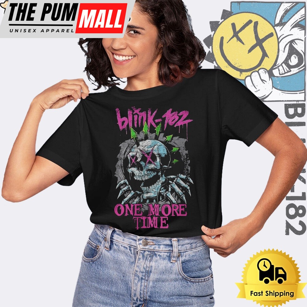 Blink 182 Skull One More Time Unisex T-Shirt