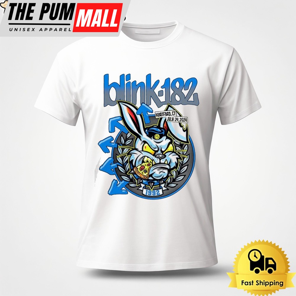 Blink 182 Tour In Hartford CT On July 24 2024 Unisex T-Shirt