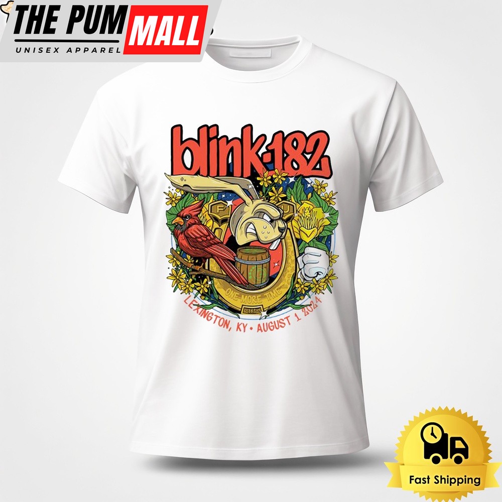 Blink 182 Tour In Lexington KY On August 1 2024 Unisex T-Shirt