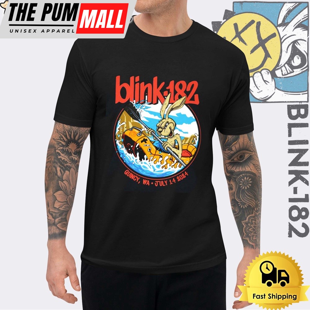 Blink 182 Tour In Quincy WA On July 2024 Unisex T-Shirt