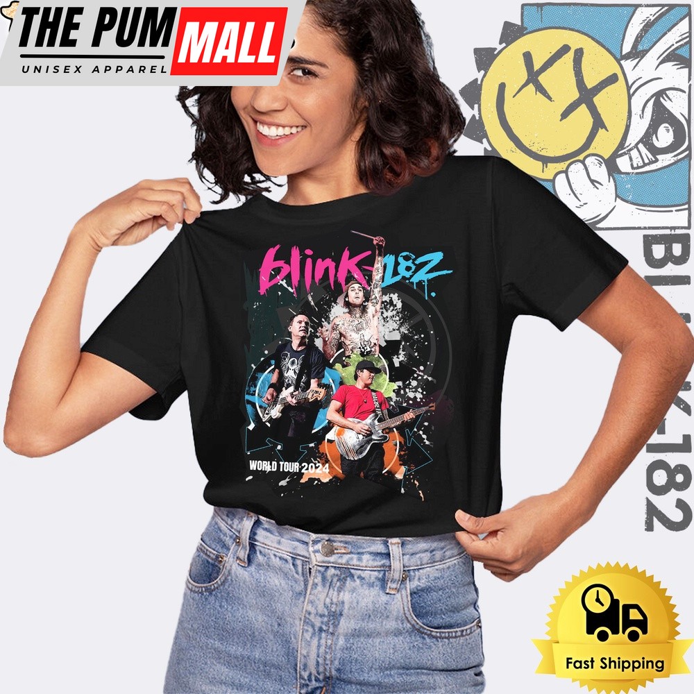 Blink 182 World Tour 2024 Unisex T-Shirt