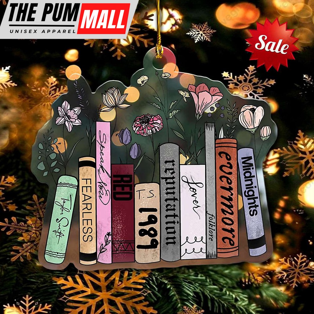 Blooming Book Album of Taylor Swift Ornament Christmas Gift for Swifties Limited Edition