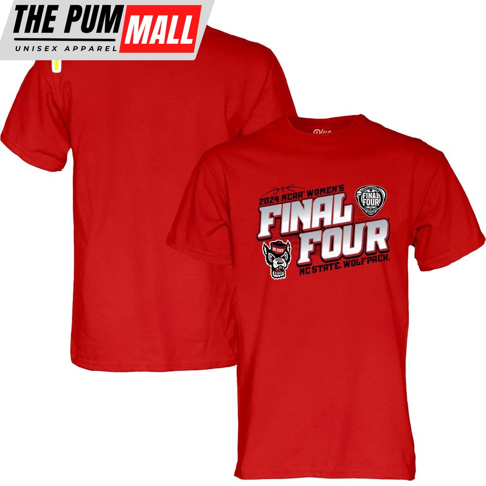Blue 84 Unisex Blue 84 Red NC State Wolfpack 2025 NCAA Womens Basketball Tournament T-shirt