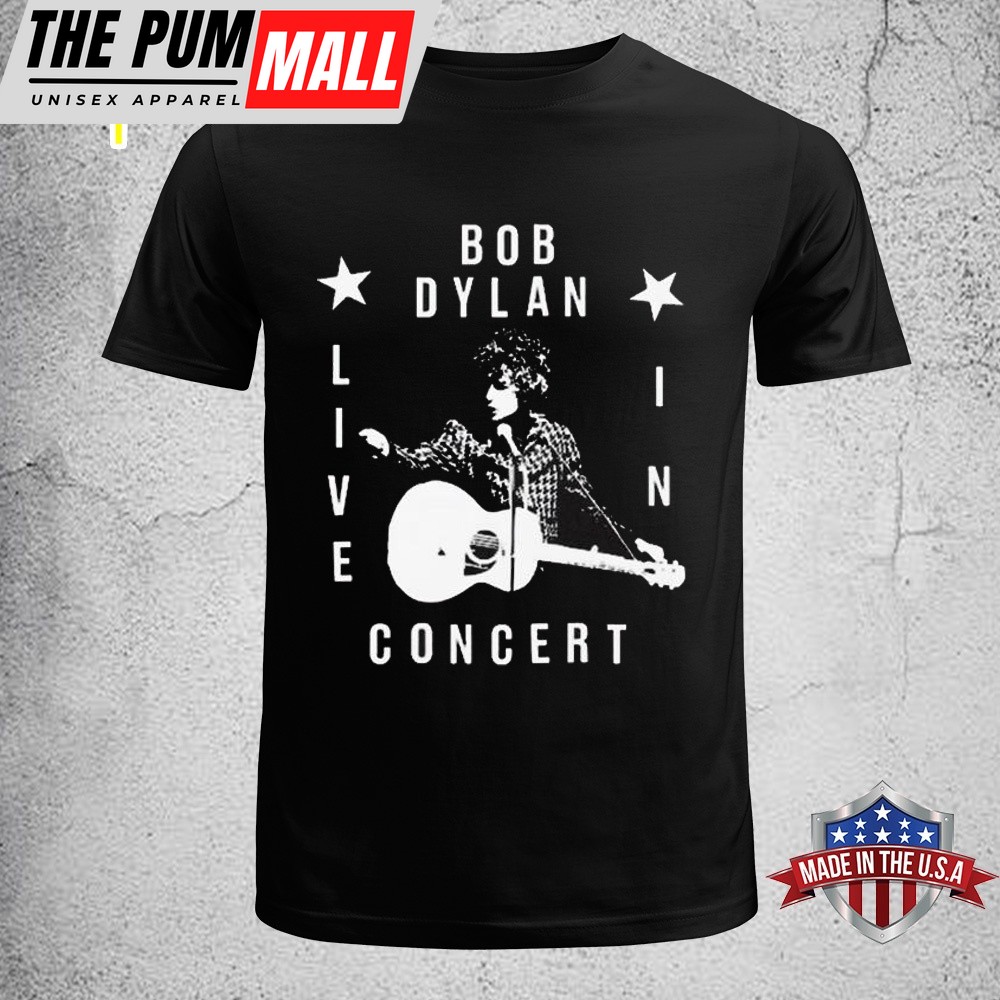 Bob Dylan Live In Concert Art 2025 Unisex T-Shirt