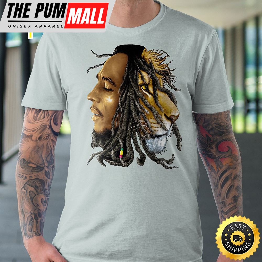 Bob Marley Mens Lion T-shirt