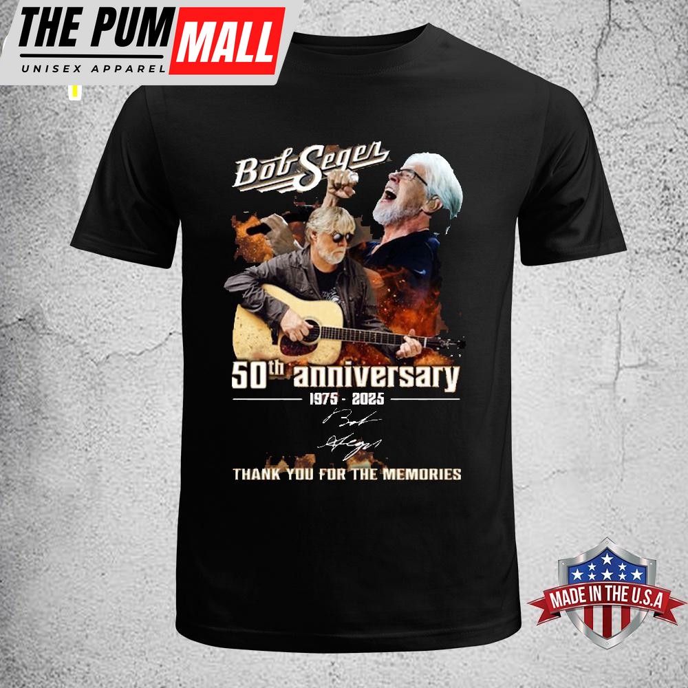 Bob Seger 50th Anniversary 1975-2025 Unisex T-Shirt