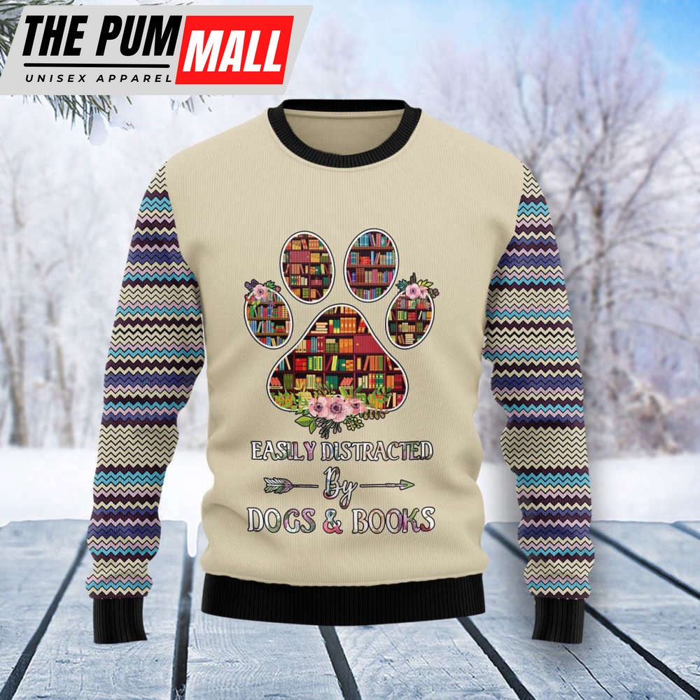 BoBook And Dogs Ugly Christmas Sweater, Gift For Christmas 2023