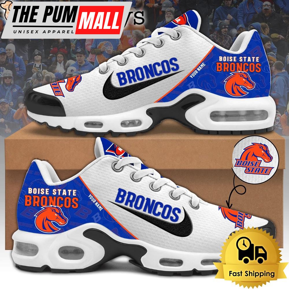 Boise State Broncos Football Mascot Symbol Custom Air Max Plus Shoes