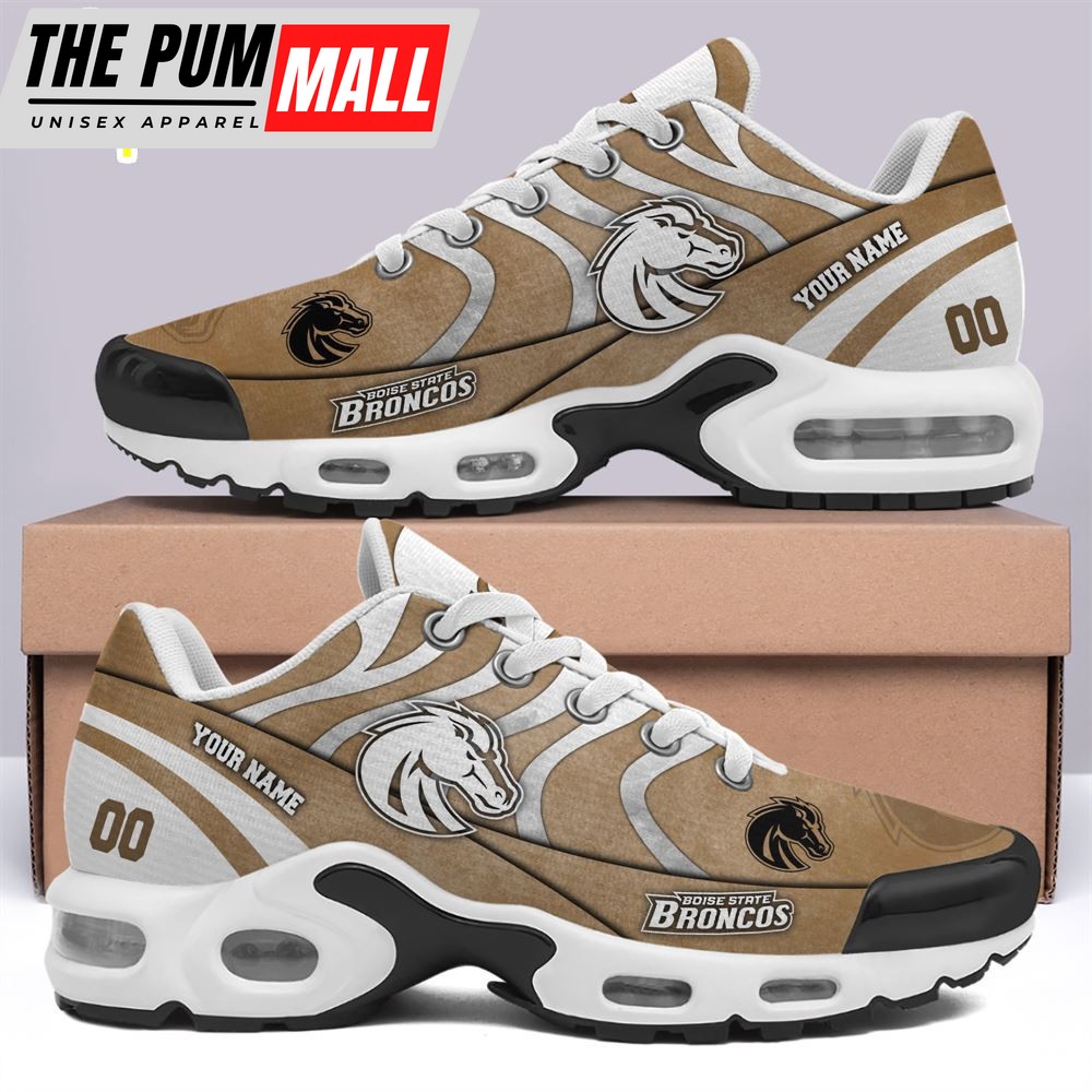 Boise State Broncos TN Shoes Custom Your Name And Number Max Plus Shoes