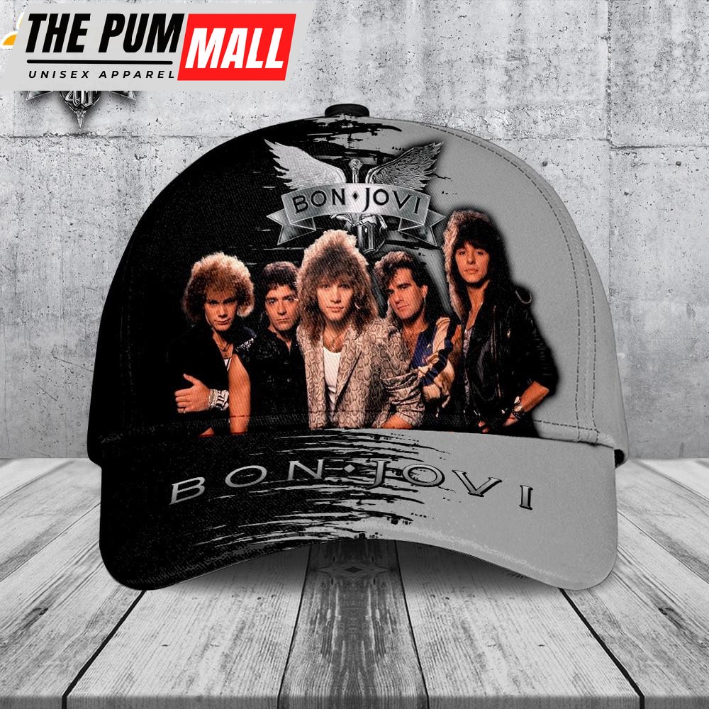 Bon Jovi Members Baseball Cap Print For Fans