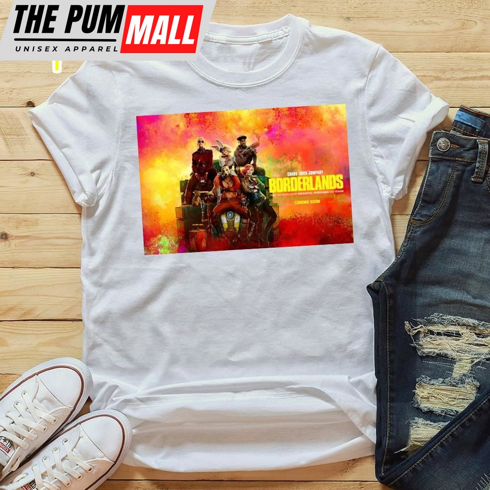 Borderlands Movie Will Shoot Onto Cinema Screens In 2025 T-Shirt
