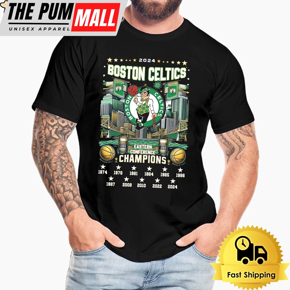 Boston Celtics 2024 18 Time NBA Champions T-Shirt