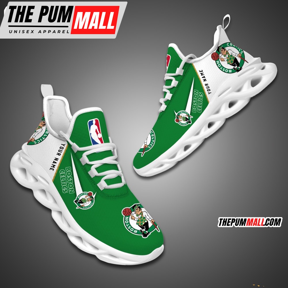 Boston Celtics 2024 NBA Finals Champions Max Soul Shoes