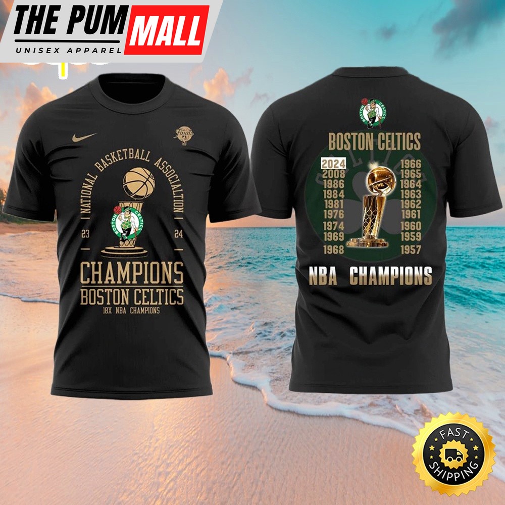 Boston Celtics 2024 NBA Finals Champions Unisex T-Shirt