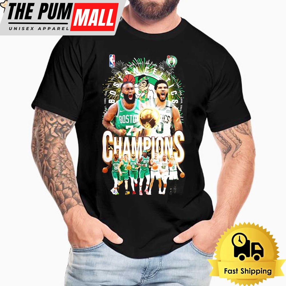 Boston Celtics Champions 2023-2024 NBA Fianls T-Shirt