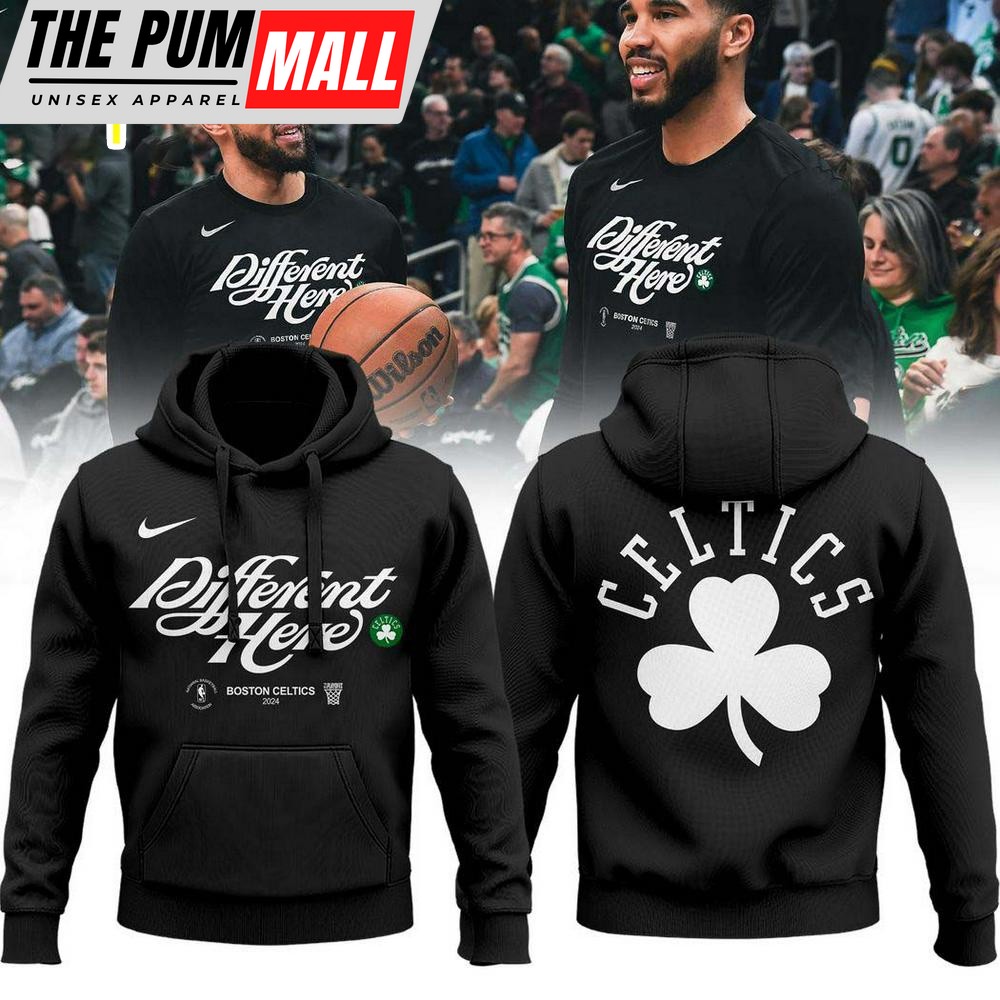 Boston Celtics Different Here Hoodie Shirt