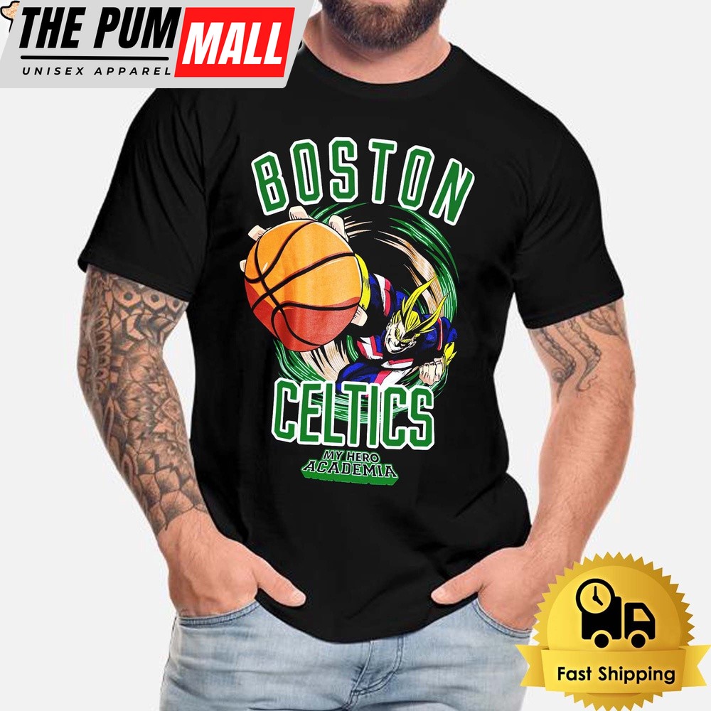 Boston Celtics Hyperfly 2024 NBA Final My Hero Academia T-Shirt