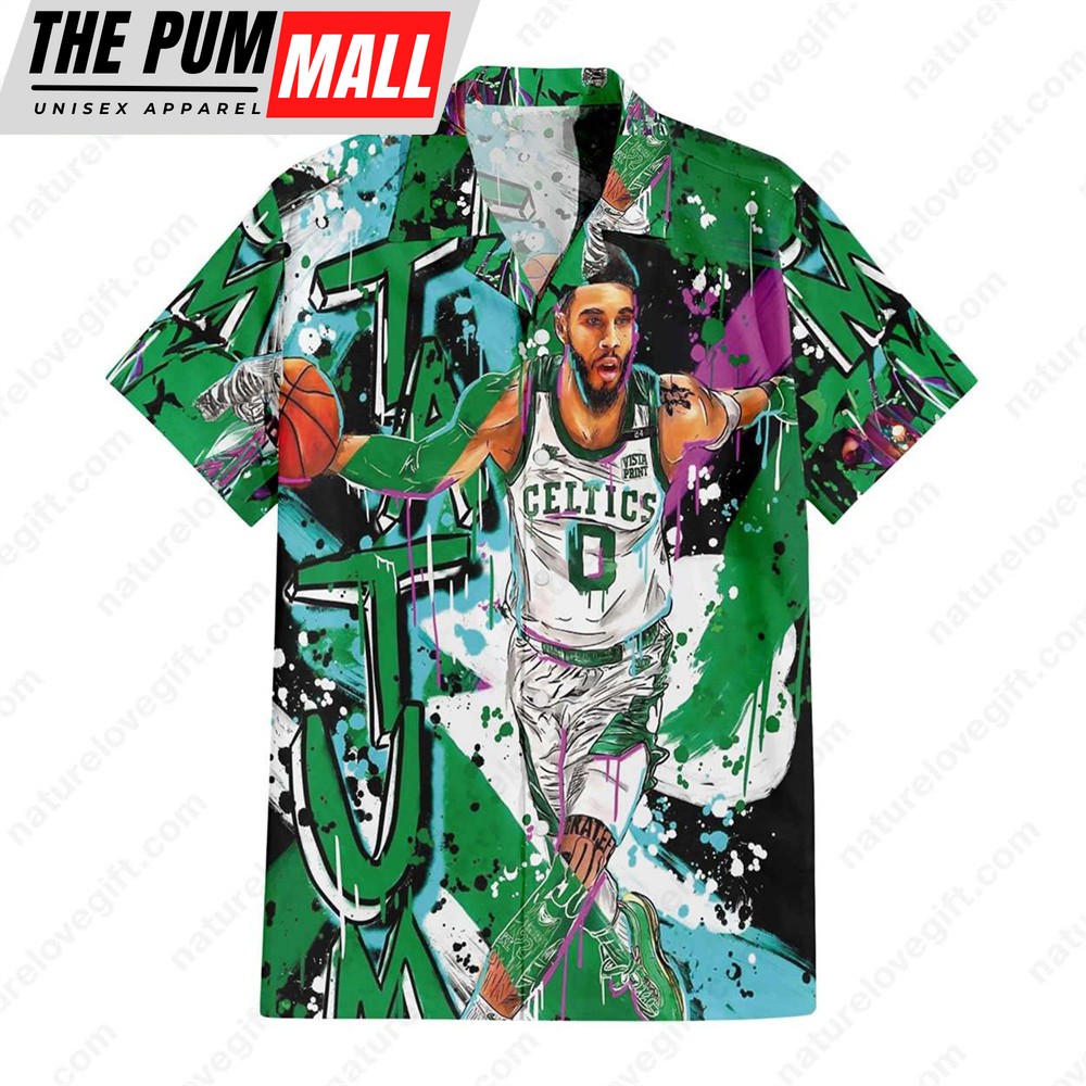 Boston Celtics Jayson Tatum Hawaiian Shirt