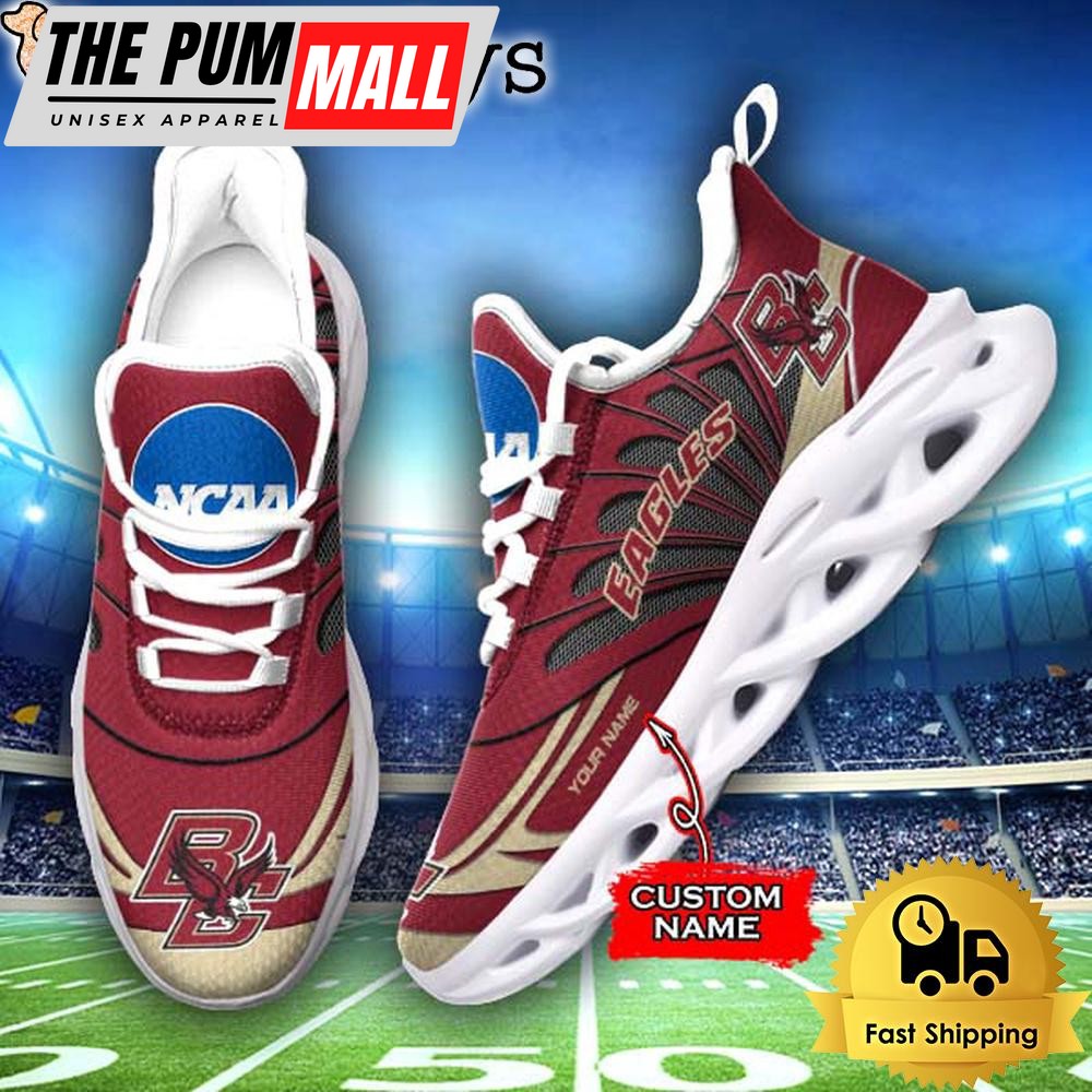 Boston College Eagles NCAA Custom Max Soul Shoes Sneakers