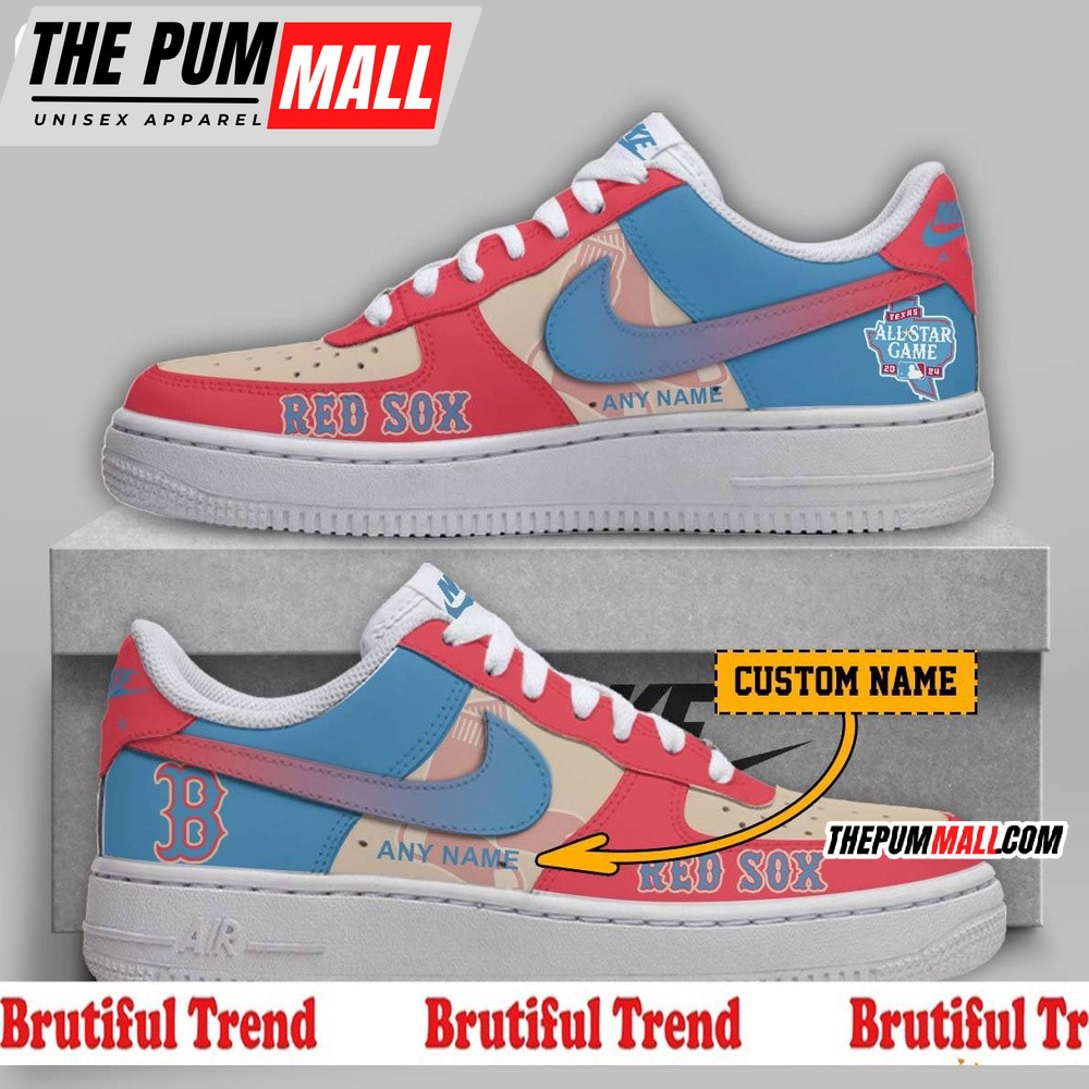 Boston Red Sox American League 2024 MLB All-Star Game Air Force 1 Shoes Sneaker