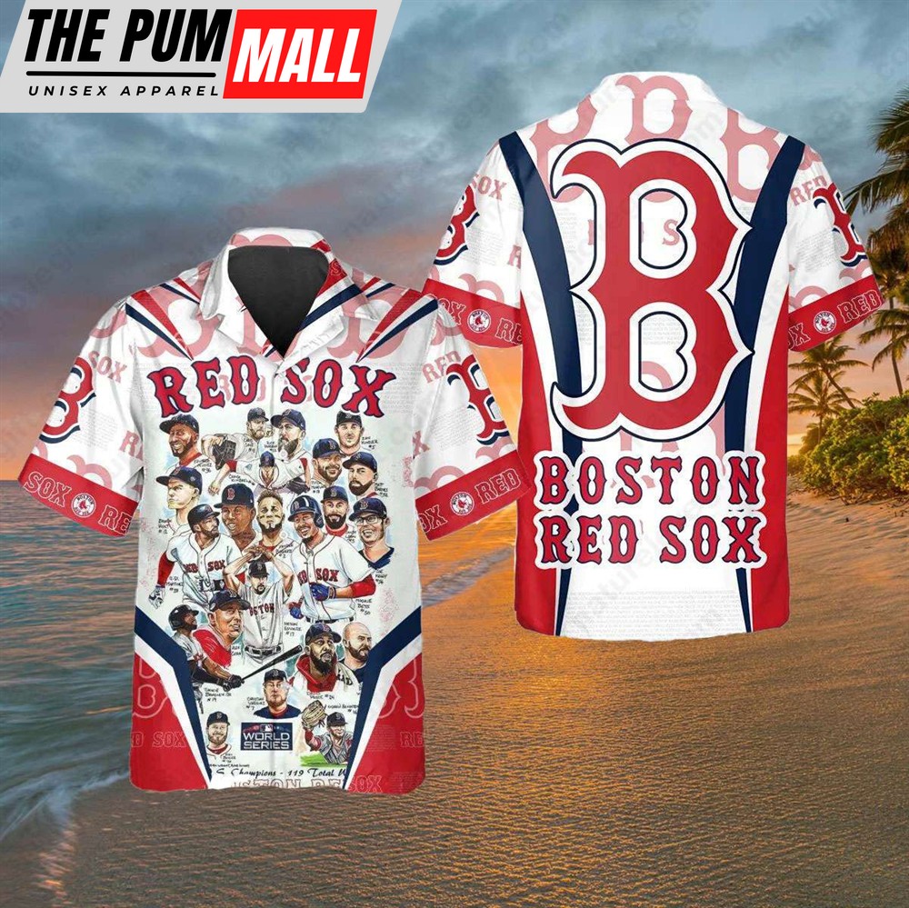 Boston Red Sox Champion Hawaiian Shirt MLB Gift for Fans